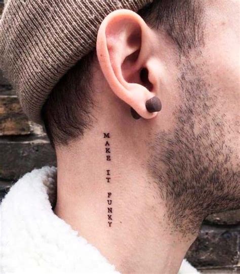 small neck tattoos for men|minimal neck tattoo for men.